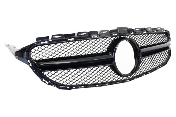 Μπροστινή Μάσκα για MERCEDES C-Class W205 S205 C205 A205 (2014-2018) C63 Design Black - Image 2