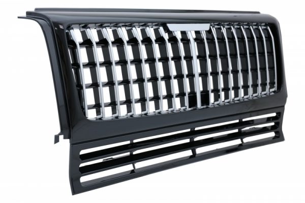 Μπροστινή Μάσκα για Mercedes G-Class W463 (1990-2014) GT-R Panamericana Vertical Exclusive Design Chrome - Image 2