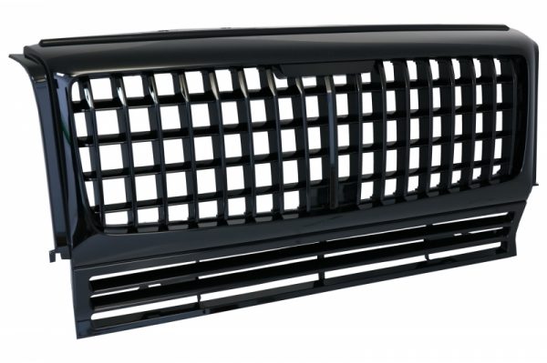 Μπροστινή Μάσκα για Mercedes G-Class W463 (1990-2014) GT-R Panamericana Vertical Exclusive Design Piano Black - Image 2