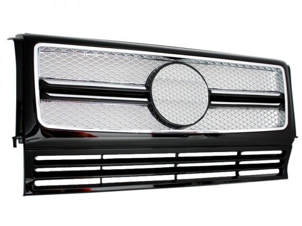 Μπροστινή Μάσκα για MERCEDES G-Class W463 (1990-2014) New G65 Design Chrome Edition - Image 2
