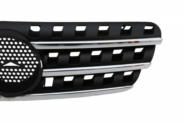 Μπροστινή Μάσκα για MERCEDES M-Class ML W163 (1998-2005) ML63 Design Black & Chrome Edition - Image 2