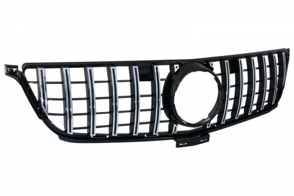 Μπροστινή Μάσκα για Mercedes ML-Class W166 (2012-2014) GT-R Panamericana Design Black Chrome - Image 2