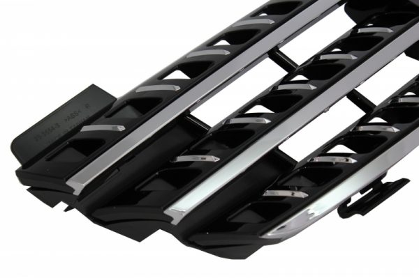 Μπροστινή Μάσκα για Mercedes ML W164 (2005-2008) Black Chrome - Image 3