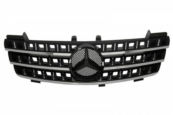Μπροστινή Μάσκα για Mercedes ML W164 (2005-2008) Black Chrome