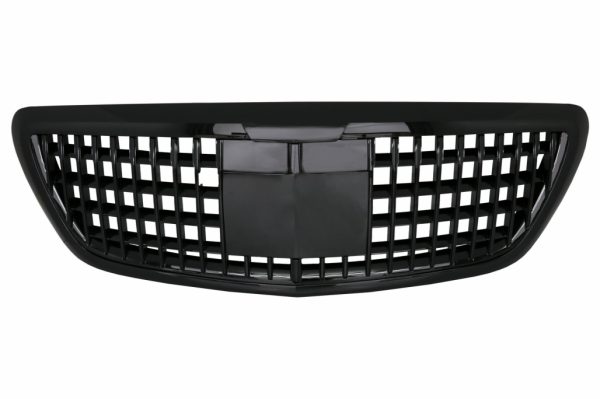 Μπροστινή Μάσκα για Mercedes S-Class W222 X222 (2014-2020) Vertical Design Piano Black