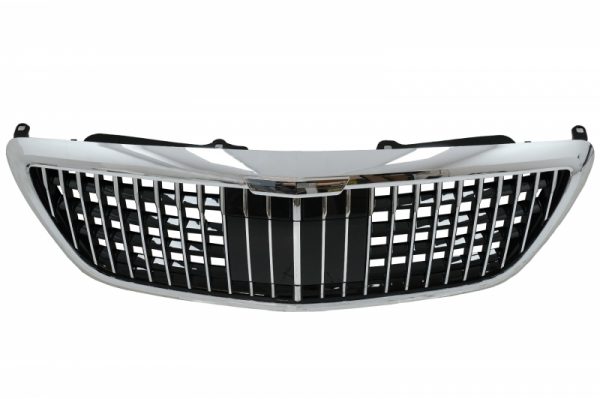 Μπροστινή Μάσκα για MERCEDES S-Class W222 X222 (2014-up) Vertical Design Chrome - Image 2