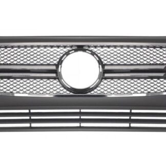 Μπροστινή Μάσκα για MERCEDES W463 G-Class (1990-2012) New G65 A-Design Matte και Piano Black με Chrome Frame Edition