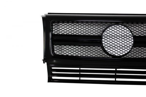 Μπροστινή Μάσκα για MERCEDES W463 G-Class (1990-2012) New G65 G63 Design Piano Full Black Edition - Image 3
