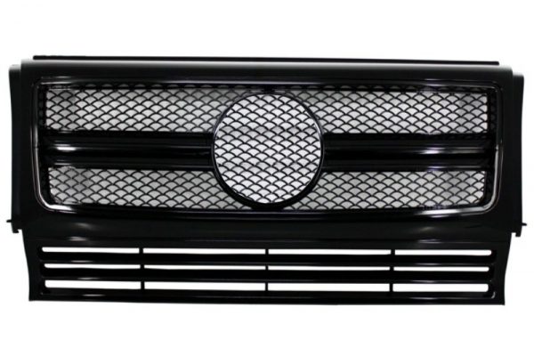 Μπροστινή Μάσκα για MERCEDES W463 G-Class (1990-2012) New G65 G63 Design Piano Full Black Edition