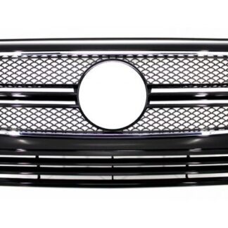Μπροστινή Μάσκα για MERCEDES W463 G-Class (90-12) G65 Design Piano Black Chrome Frame