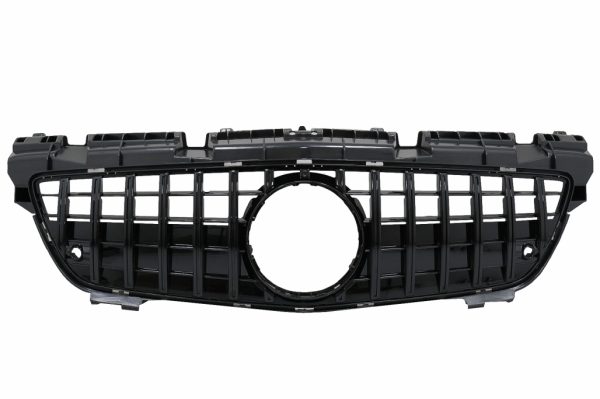 Μπροστινή Μάσκα με Lower Grille Mesh για Mercedes SLK-Class R172 (2011-2015) GT-R Panamericana Design Black - Image 2