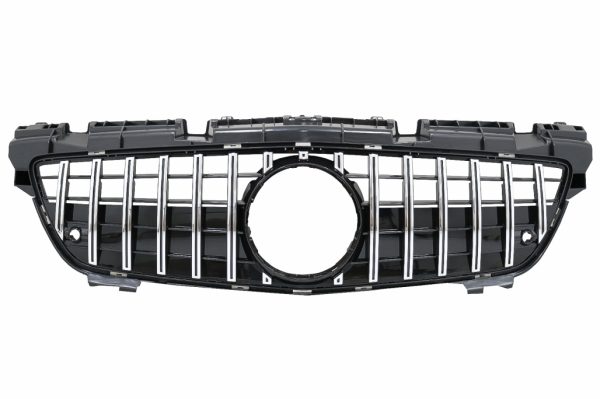 Μπροστινή Μάσκα με Lower Grille Mesh για Mercedes SLK R172 (2011-2015) GT-R Panamericana Design Chrome - Image 2