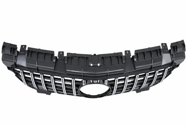 Μπροστινή Μάσκα με Lower Grille Mesh για Mercedes SLK R172 (2011-2015) GT-R Panamericana Design Chrome - Image 3