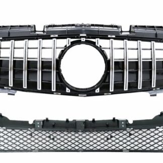 Μπροστινή Μάσκα με Lower Grille Mesh για Mercedes SLK R172 (2011-2015) GT-R Panamericana Design Chrome