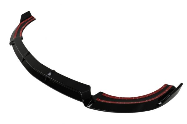 Μπροστινό lip spoiler για Mercedes E-Class W213 S213 C238 A238 (2016-2019) Sport Look Piano Black - Image 3