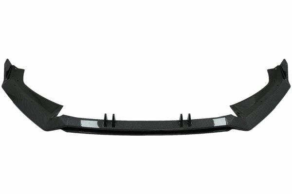 Μπροστινός Προφυλακτήρας Add-On Spoiler Lip για Audi A4 B9 8W S-Line (2016-2018) Carbon Look - Image 2
