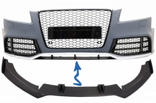 Μπροστινός Προφυλακτήρας Add-On Spoiler Lip για AUDI A5 8T RS5 (2008-2016) Real Carbon