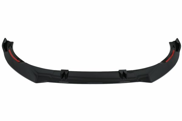 Μπροστινός Προφυλακτήρας Add-On Spoiler Lip για Audi A6 4K C8 (2018-up) Piano Black