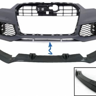Μπροστινός Προφυλακτήρας Add-On Spoiler Lip για AUDI A6 C7 4G RS6 (2011-2018) Real Carbon