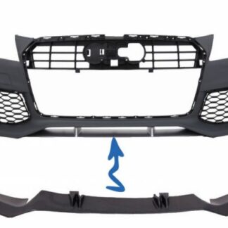 Μπροστινός Προφυλακτήρας Add-On Spoiler Lip για AUDI A7 RS7 4G (2010-2018) Real Carbon