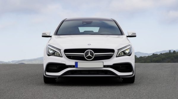 Μπροστινός Προφυλακτήρας Flaps Side Fins Flics για Mercedes CLA W117 C117 X117 (2016-2018) με Sport Προφυλακτήρας Piano Black Edition - Image 2