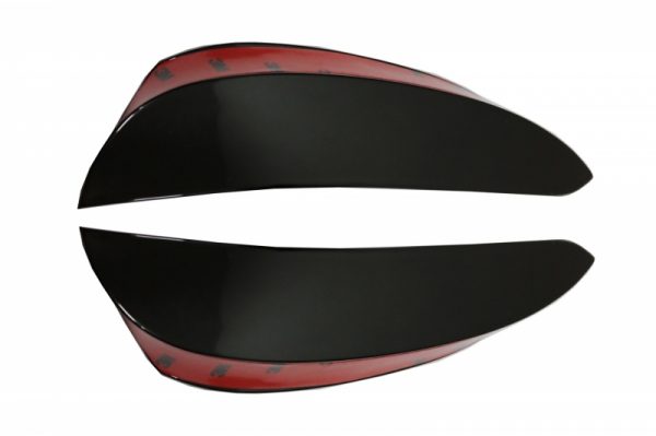 Μπροστινός Προφυλακτήρας Flaps Side Fins Flics για MERCEDES E-Class W213 S213 C238 A238 E43 E53 Design Black Edition - Image 3