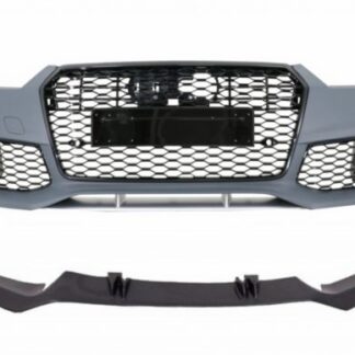 Μπροστινός Προφυλακτήρας με Add-On Spoiler Lip Real Carbon για Audi A7 4G Facelift (2015-2018) RS7 Design