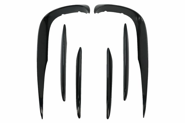 Μπροστινός Προφυλακτήρας Splitters Fins Aero για Mercedes E-Class W213 S213 C238 A238 Sport Line E53 (2016-2020) Piano Black - Image 2