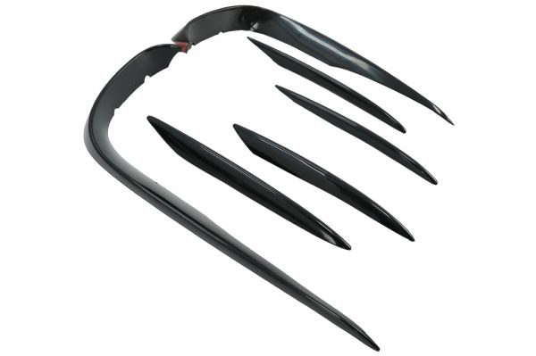 Μπροστινός Προφυλακτήρας Splitters Fins Aero για Mercedes E-Class W213 S213 C238 A238 Sport Line E53 (2016-2020) Piano Black - Image 3