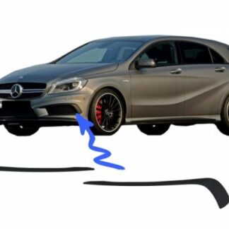 Μπροστινός Προφυλακτήρας Splitters Fins Brows Aero για MERCEDES A-class W176 (2012-08.2015) A45 Design