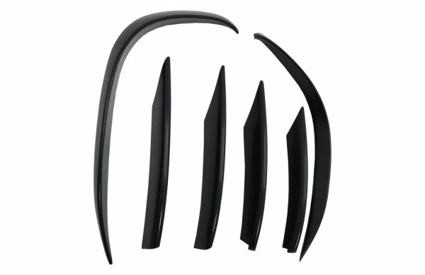 Μπροστινός Προφυλακτήρας Splitters Fins Flaps Aero για Mercedes C-Class W205 S205 C205 A205 Facelift (2019-up) C43 Design - Image 2
