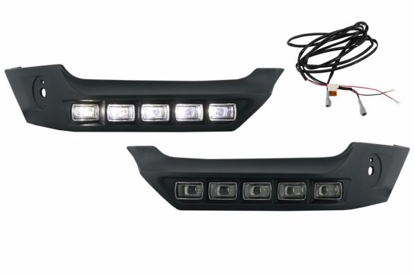 Μπροστινός Προφυλακτήρας Spoiler LED DRL Extension για Mercedes G-Class W463 (1989-up) - Image 2