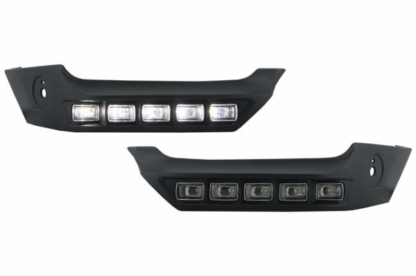 Μπροστινός Προφυλακτήρας Spoiler LED DRL Extension για Mercedes G-Class W463 (1989-up)
