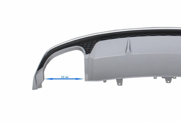 μόνο S Line Προφυλακτήρας Διαχύτης Air Diffuser για AUDI A7 4G Facelift (2015-2018) S7 Design - Image 2
