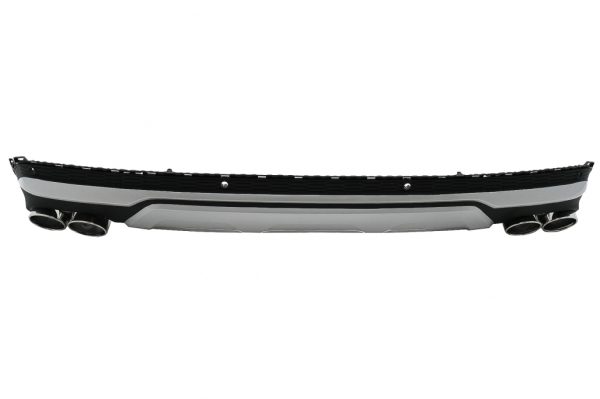 Πίσω Διαχύτης Diffuser Double Outlet με απολήξεις για Audi Q7 SUV 4M Facelift (2020-up) SQ7 Design - Image 2