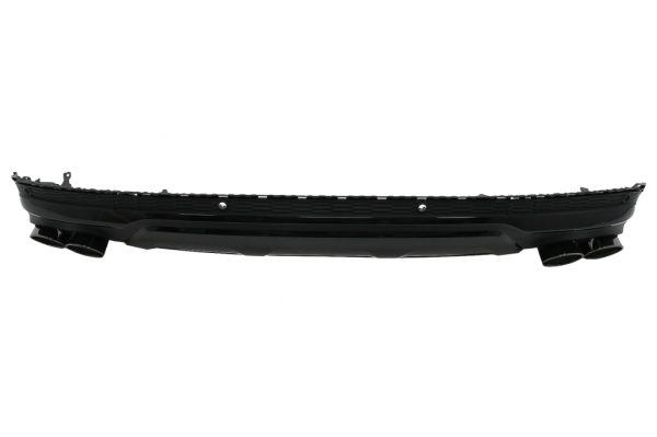 Πίσω Διαχύτης Diffuser Double Outlet με μαύρες απολήξεις για Audi Q7 SUV 4M Facelift (2020-up) SQ7 Design - Image 2
