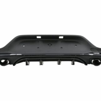 Πίσω Diffuser με Exhaust Black Muffler Tips για Mercedes GLC Coupe Facelift C253 (2020-up) GLC43 Design Night Package