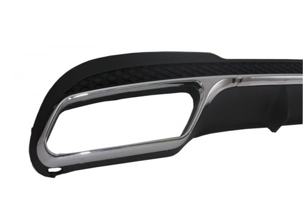 Πίσω Diffuser με Exhaust Muffler Tips για MERCEDES E-Class W212 S212 Facelift (2013-2016) μόνο Sport package Bumper - Image 3