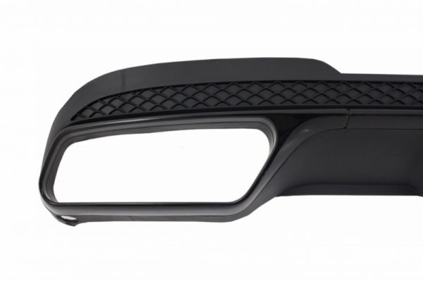 Πίσω Diffuser με Exhaust Tips Tailpipe Black για MERCEDES E-Class W212 S212 AMG Sport Line Facelift (2013-2016) E63 Design - Image 3
