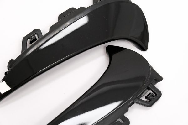 Πίσω Προφυλακτήρας Aero Flaps Flics Side Fins για Mercedes GLA SUV H247 (2020-up) Sport Line Piano Black - Image 2