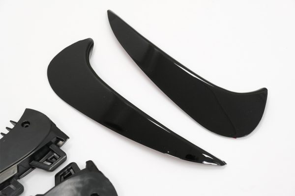 Πίσω Προφυλακτήρας Aero Flaps Flics Side Fins για Mercedes GLA SUV H247 (2020-up) Sport Line Piano Black - Image 3