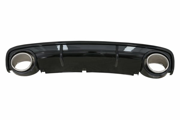 Πίσω Προφυλακτήρας Διαχύτης Air Diffuser για Audi A6 C6 4F (2009-2012) RS Design Black - Image 2