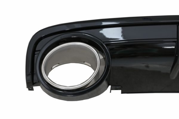Πίσω Προφυλακτήρας Διαχύτης Air Diffuser για Audi A6 C6 4F (2009-2012) RS Design Black - Image 3