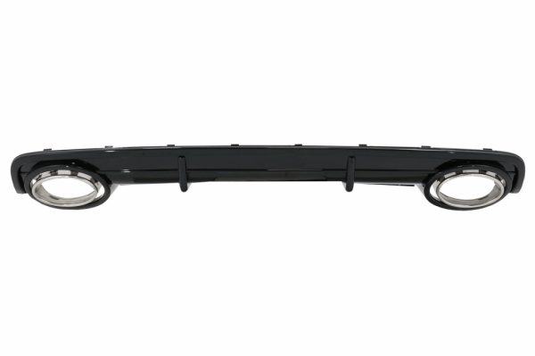 Πίσω Προφυλακτήρας Διαχύτης Air Diffuser για Audi A6 C6 4F (2009-2012) RS Design Black