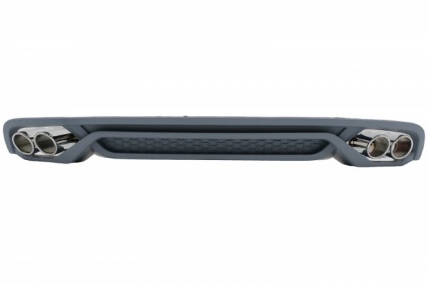 Πίσω Προφυλακτήρας Διαχύτης Diffuser & Exhaust Tips για AUDI A4 B8 Sedan Facelift (2012-2015) AB-Design