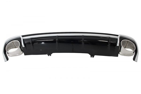Πίσω Προφυλακτήρας Διαχύτης Diffuser Exhaust Tips για Audi A4 B9 8W (2016-2018) Sedan Avant RS4 Design - Image 2