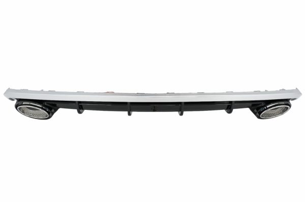 Πίσω Προφυλακτήρας Διαχύτης Diffuser & Exhaust Tips για Audi A6 4G Facelift (2015-2018) RS6 Design - Image 2