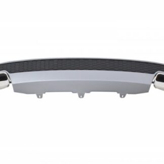 Πίσω Προφυλακτήρας Διαχύτης Diffuser & Exhaust Tips για Audi A6 4G Limousine (2011-2014) Facelift Look