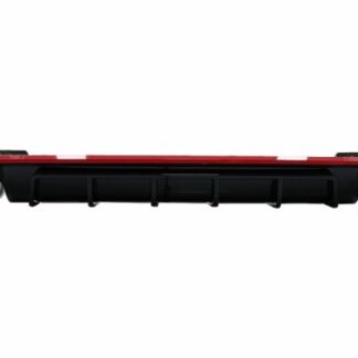 Πίσω Προφυλακτήρας Διαχύτης Diffuser & Exhaust Tips για Audi A6 C8 4K Avant Sedan (2018-up) RS6 Design Red