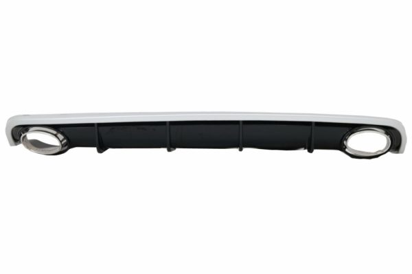 Πίσω Προφυλακτήρας Διαχύτης Diffuser για Audi A6 C7 4G Limousine Avant (2010-2014) με Exhaust Tips RS6 Design - Image 2